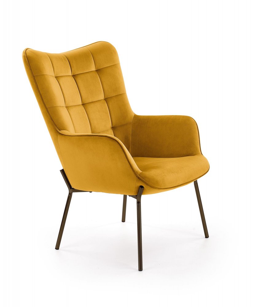 Designové relaxační křeslo CASTEL— kov