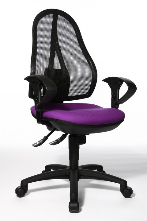 Ergonomická židle na kolečkách Topstar OPEN POINT SY – více barev G23 - šedá