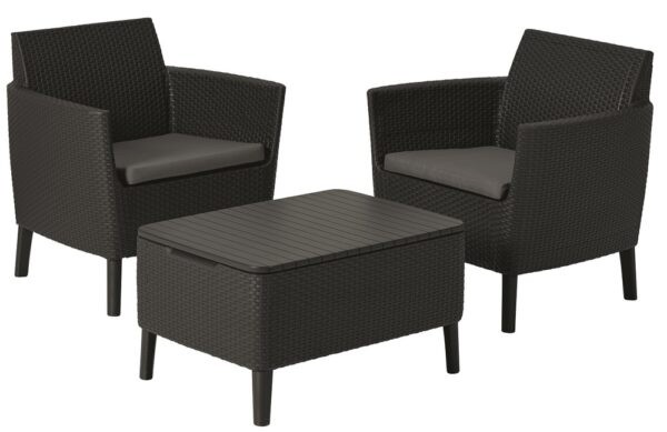Zahradní set SALEMO balcony — umělý ratan